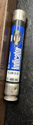 Used FLSR 5 ID LittelFuse Indicator 5 Amp 75-600 VAC LASS RK5 - GHB-63-D18