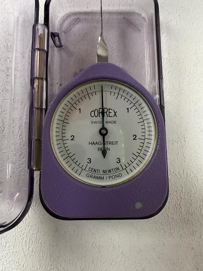 Used Swiss Made Correx 3g Tension/Compression Gauge Haag-Streit GHC-27