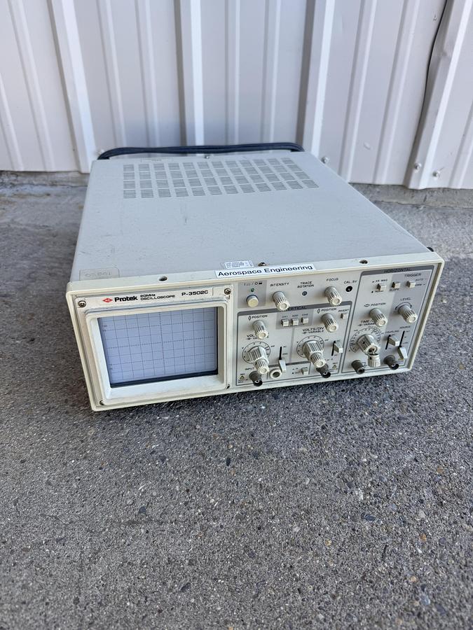 Used Protek Oscilloscope P-3502C 20 MHz POWER TESTED ONLY GHA-47