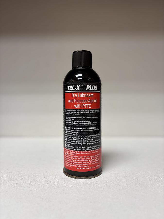 Used TEL-X Plus Dry Lubricant and Release Agent with PTFE 10.5oz GHA-7
