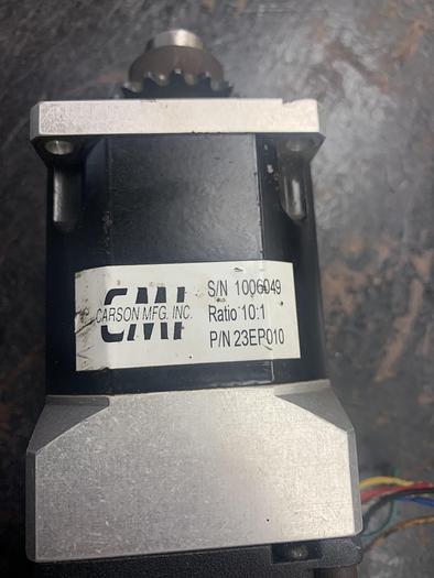 Used Carson Mfg Planetary Gearhead 23EP010 Ratio 10:1 