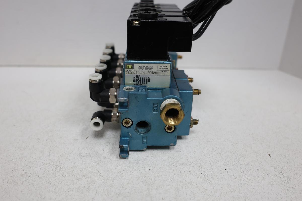 Used MAC VALVES 714C-12-PI-501CA PNEUMATIC SOLENOID VALVE – USED