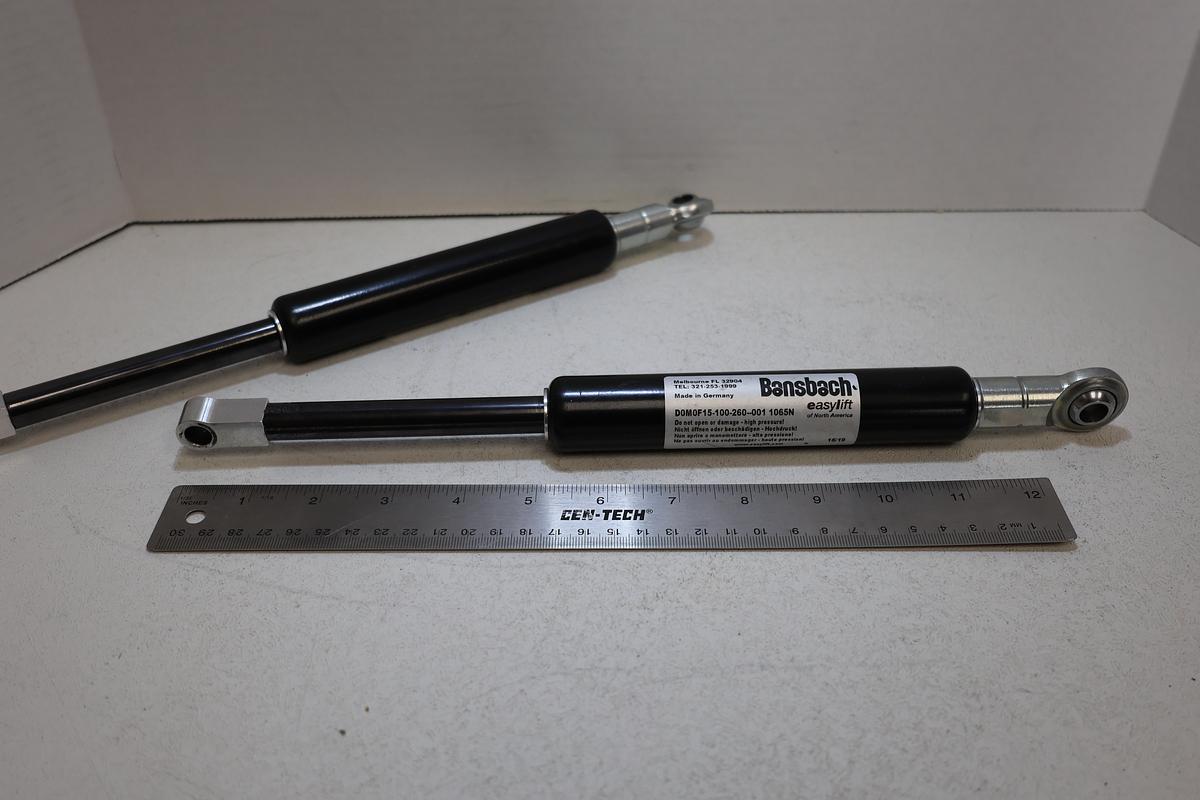 Used Bansbach Easylift Gas Spring Strut DOM0F15-100-260-001 1065N Lot of 2