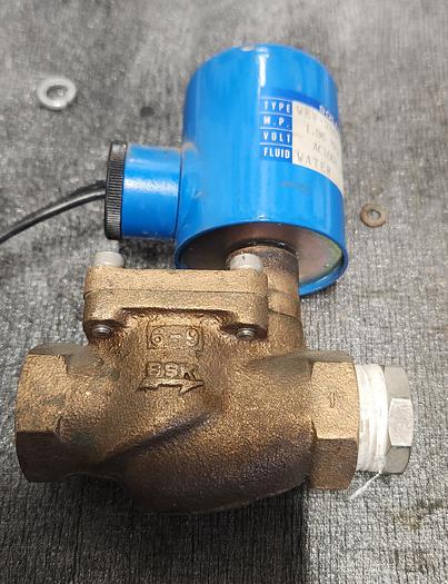 Used Saginomiya Valve Unit w/Solenoid Valve WEV-2006GPW@13 - GHA-58