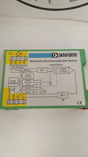 Used Dataforth DSCA38-07 Isolated Analog Signal Conditioning Module GHB9