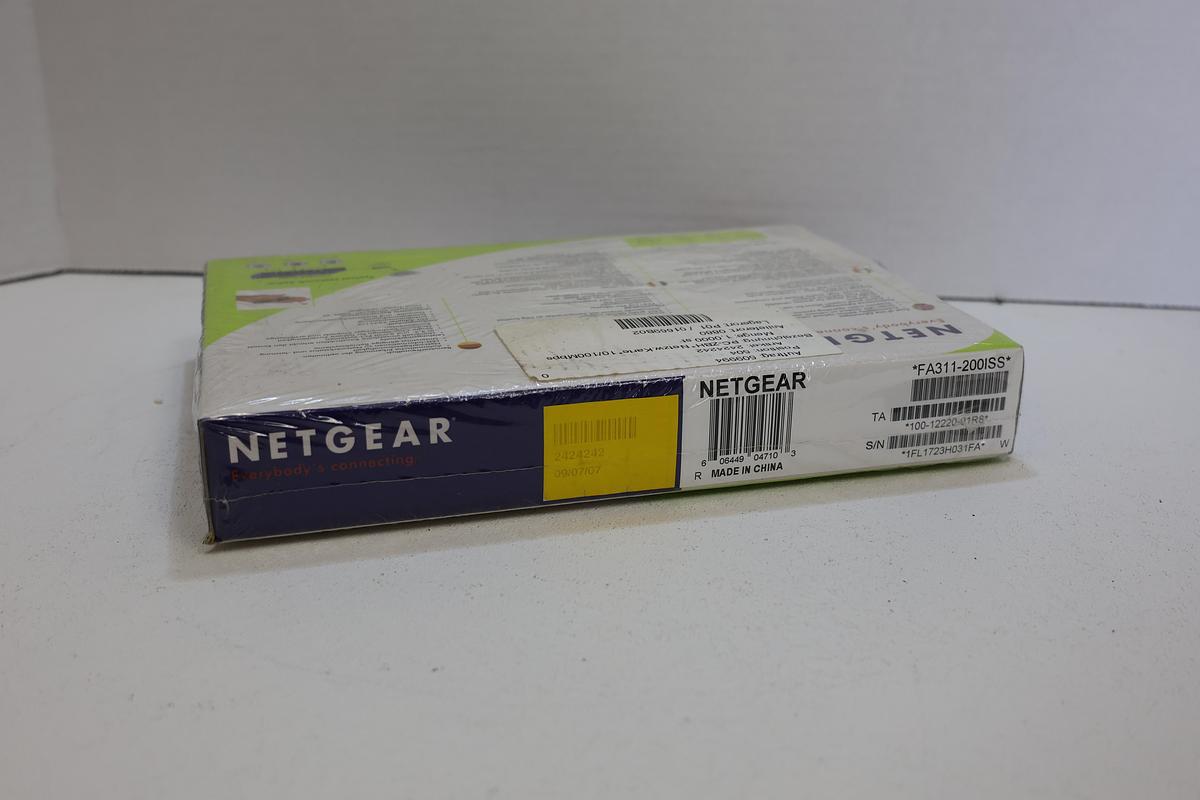 Refurbished NETGEAR FA311 32-Bit PCI 10/100 Mbps Fast Ethernet Adapter NEW Sealed GHA-183