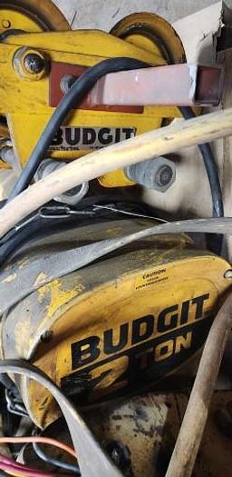 Parts Only Budgit 2 Ton & Yale 1 Ton Electric Chain Hoists - Not Tested - GHC-C3