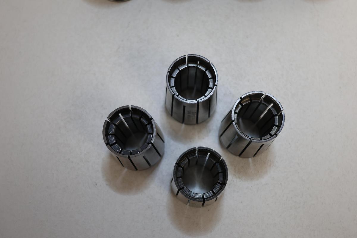 Used Lot of 4 Erickson TG150 Collets 1-1/16" to 1-5/32" Precision CNC Toolholding