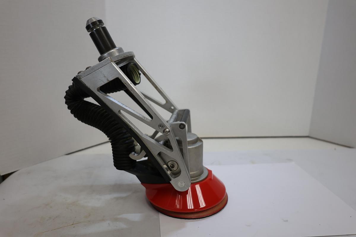 Used Industrial Pneumatic Vacuum Orbital Sanding Head Robotic End Effector Tool