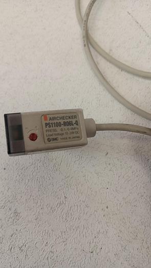 Used SMC Airchecker PS1100-R06L-Q Electronic Pressure Switch GHA38