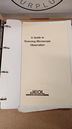 Used JEOL JSM-5410LV Scanning Microscope & Related Equipment (GH0-0)