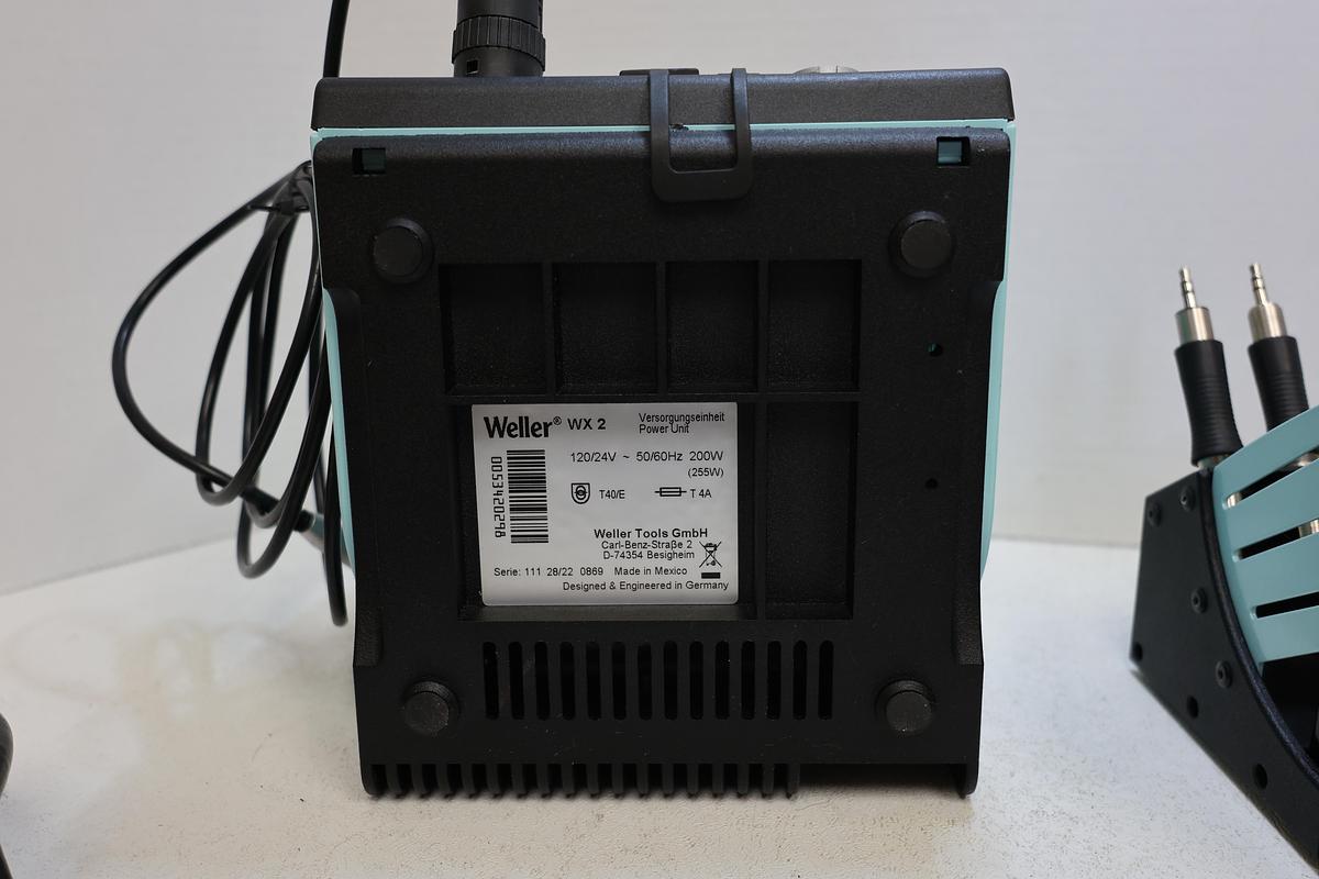Used Weller WX2 200W Soldering Station w/ WXMP-MS Iron Stand & Tips Tested