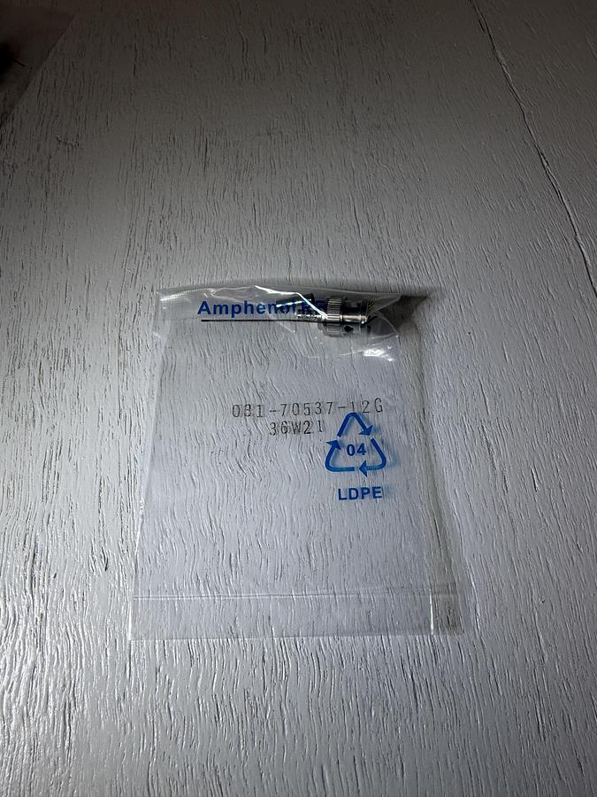 Used (Lot of 10) Amphenol RF 031-70537-12G RF Connector, BNC Straight Crimp Plug GHC-25