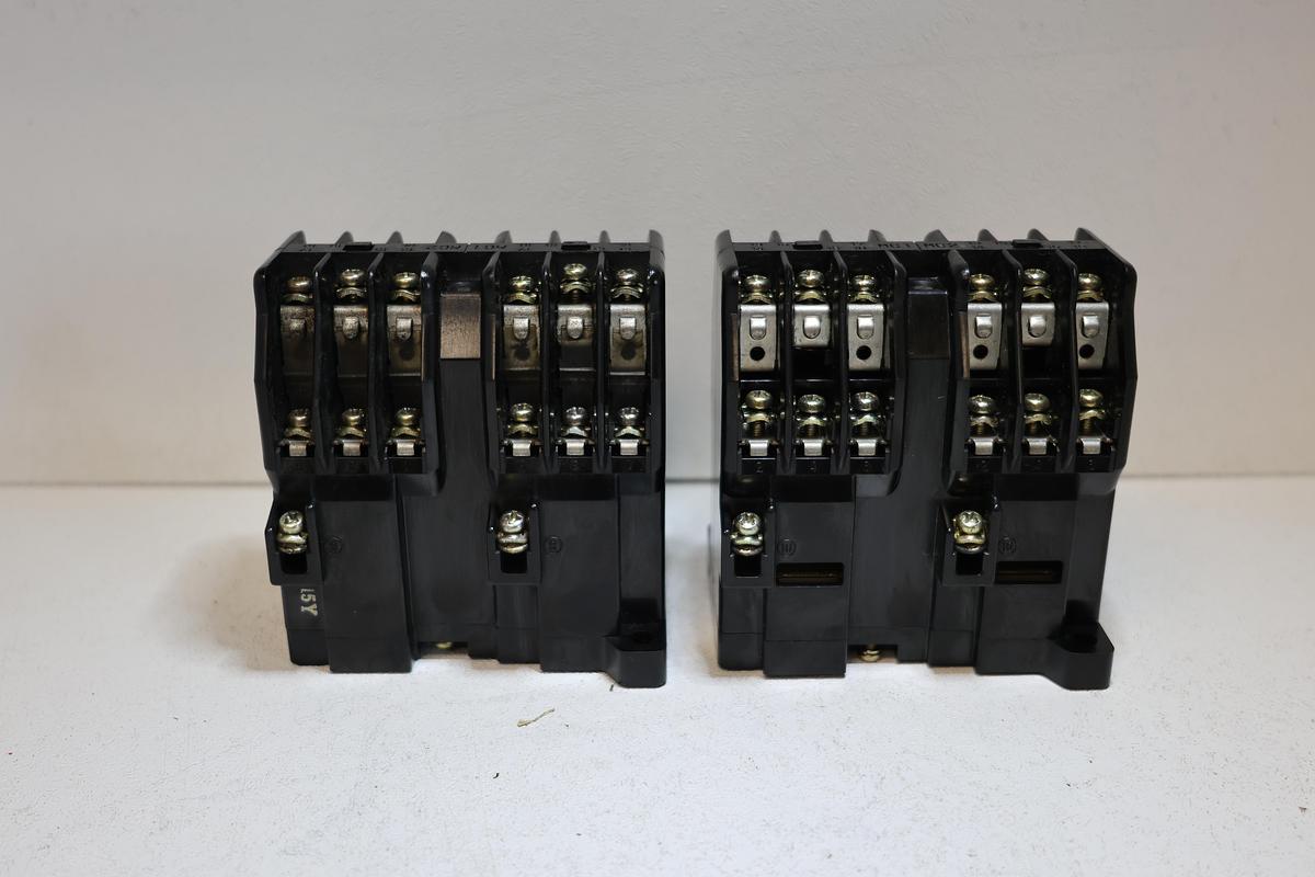 Used Fuji Electric SRCa3938-06RM Reversing motor starter contactor w/ TR-0 Relay (Lot of 2) GHA-186