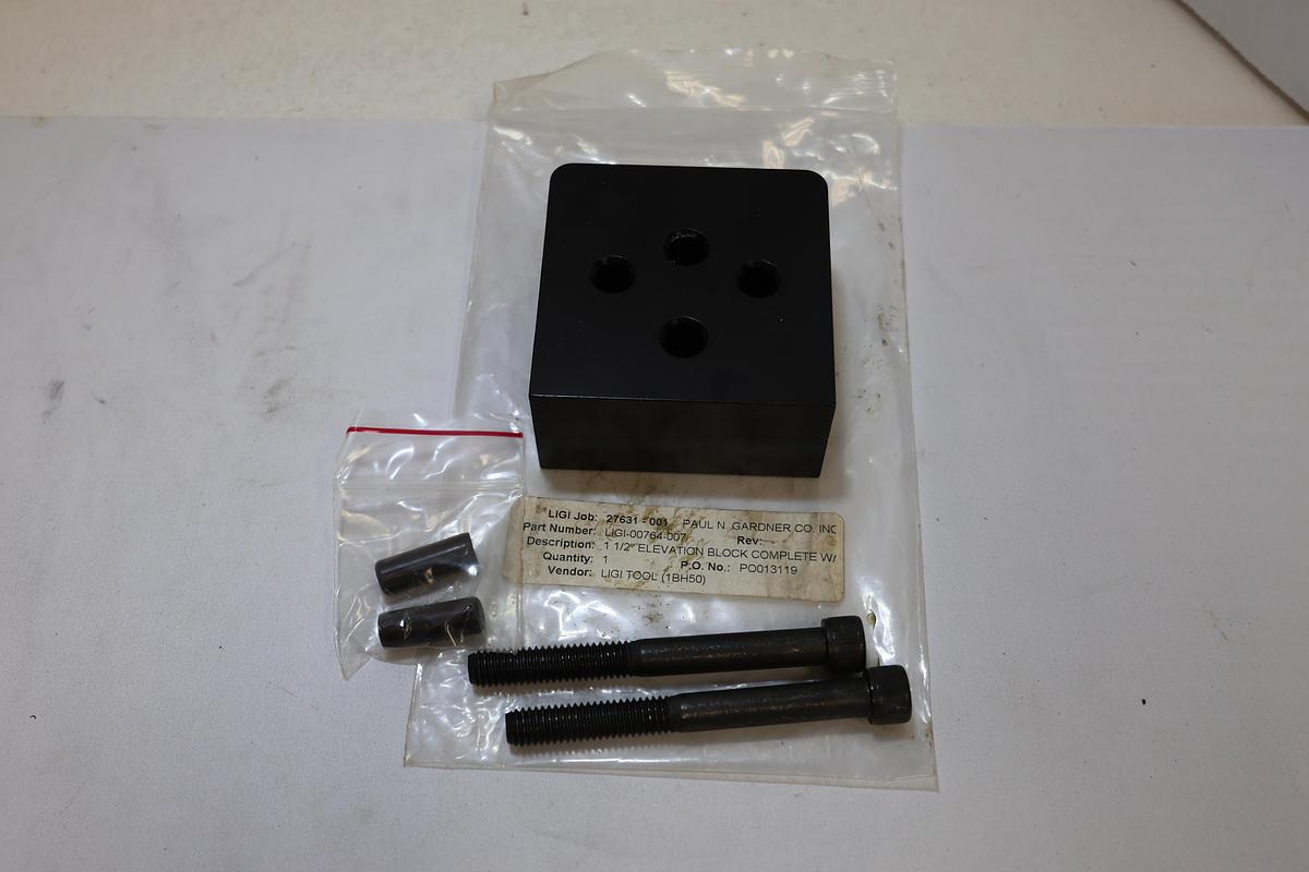 LIGI-00764-007 1-1/2" Elevation Block Assembly w/ Hardware - New