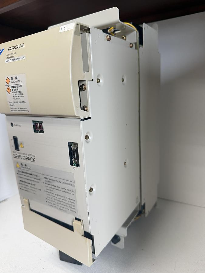 Used Yaskawa CIMR-MR5A2011 VS-656 MR5 Multi-Axis Converter Drive 200V 11kW 3-Phase GHC-49