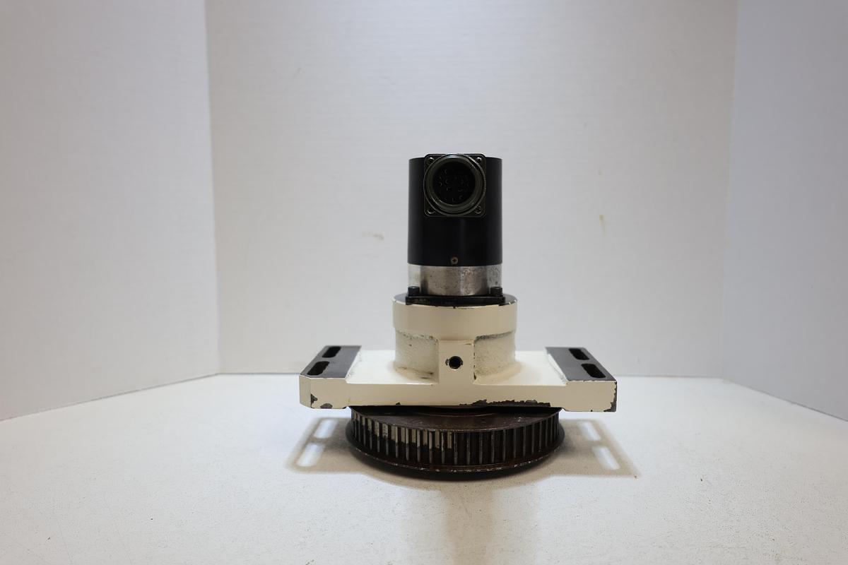 Used Fanuc A86L-0027-0001#002 Position Coder Unit w/ Pulley & Mount Used