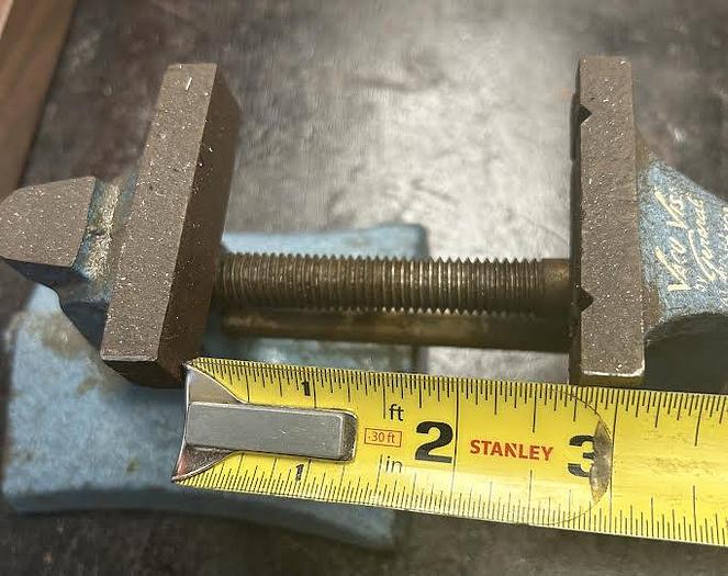 Used Vintage Vacu Vise 2-3/4" Benchtop Vacuum Base Vice - GHB-56