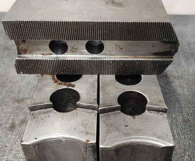 Used ALUMINUM SERRATED SOFT JAWS (set of 3)- GHA-30