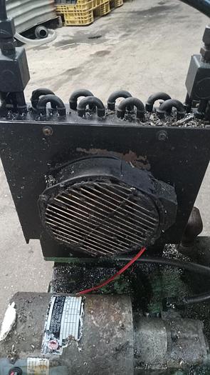 Used Hydraulic Unit W/ Nippon 3 Phase Motor & Tokimec Fan Cooler GH0-0