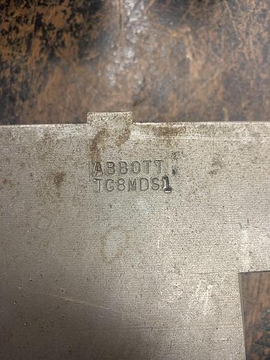 Used Abbott TG8MDS1 Tongue and Groove Lathe Jaws for 8" Chuck GHA-gs 53