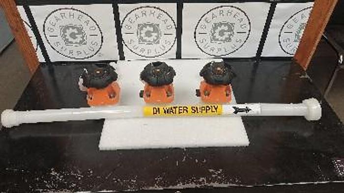 Used Georg Fischer manual 3-way diaphragm valve - 3 system set-up