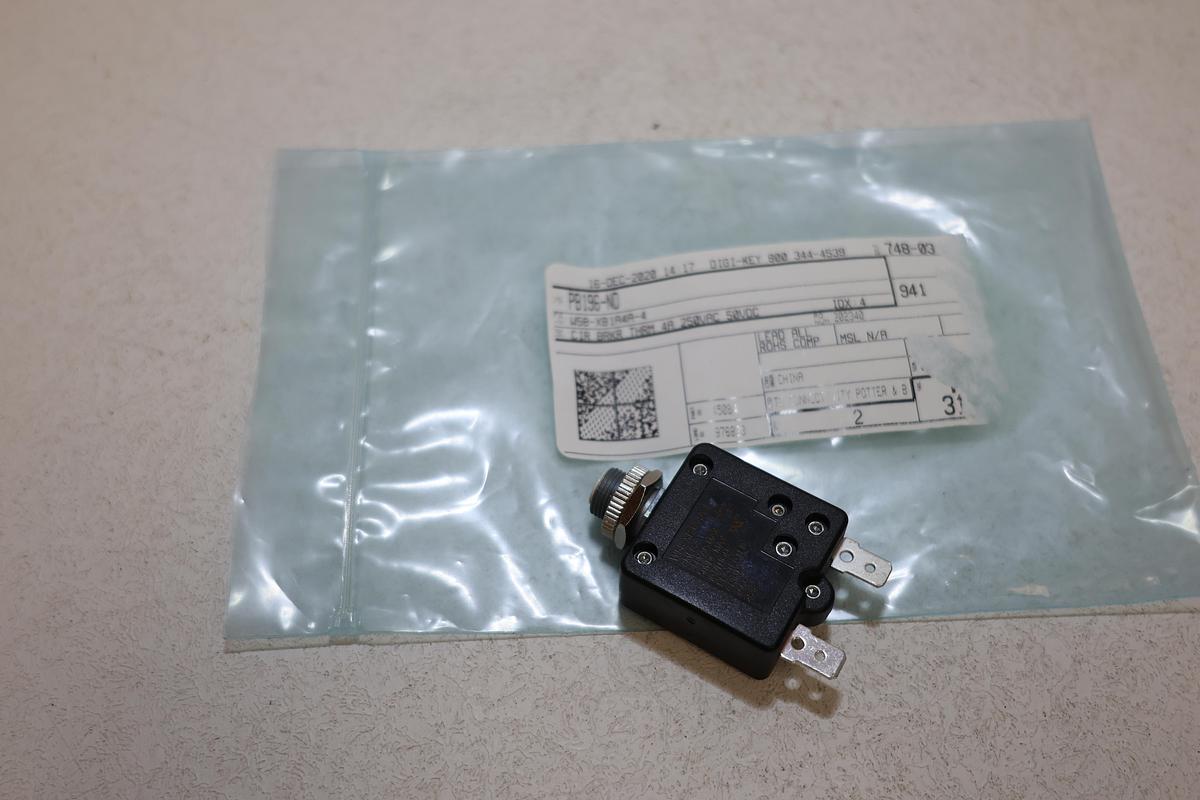 TE Connectivity W58-XB1A4A-4 4A Thermal Circuit Breaker Panel Mount NEW