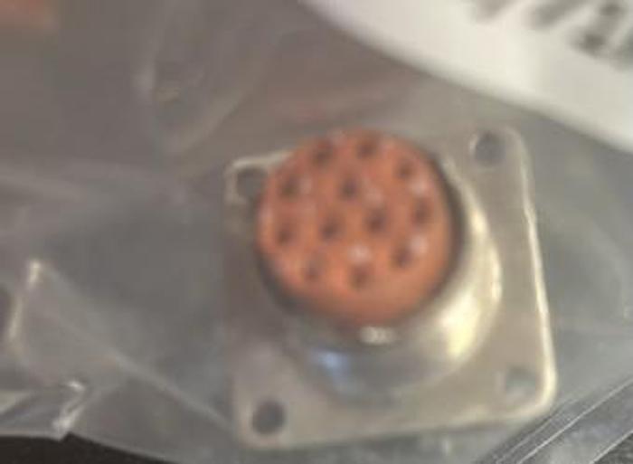 Used M83723/71R1212N Circular MIL Spec Connector 12P SZ 12 RECPT FLANGE MOUNT SOCKET- GHA-156-C0