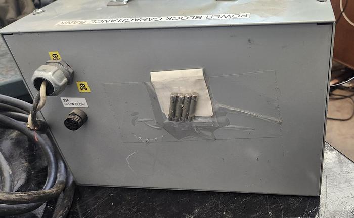 Parts Only Hammond 12x10x8 Elec. Box & 21 BHC Capacitors - GHA-13