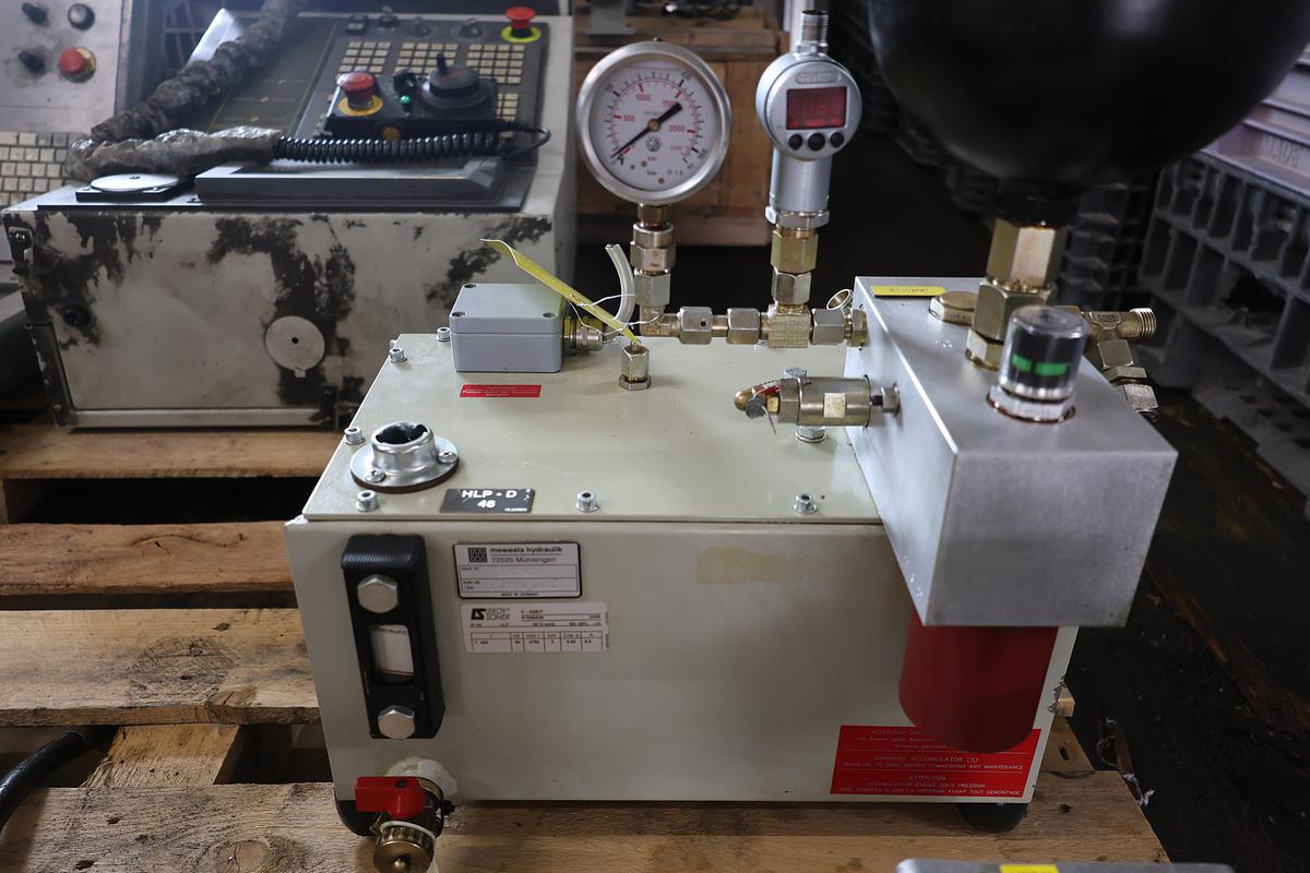 Used Mewesta Hydraulik Hydraulic Power Unit HPU 400V 3kW Accumulator 2750RPM