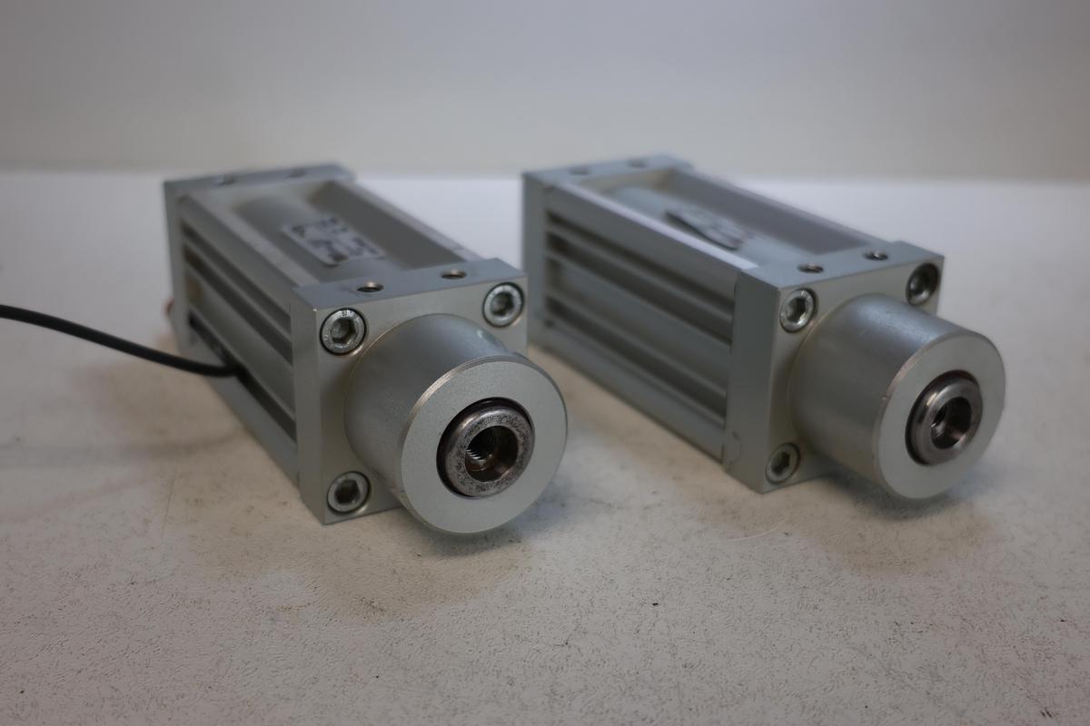 Used Lot 2 Alfa Meccanica Compact Pneumatic Cylinders 40mm Bore 45mm Stroke CMPC Type GHA-186