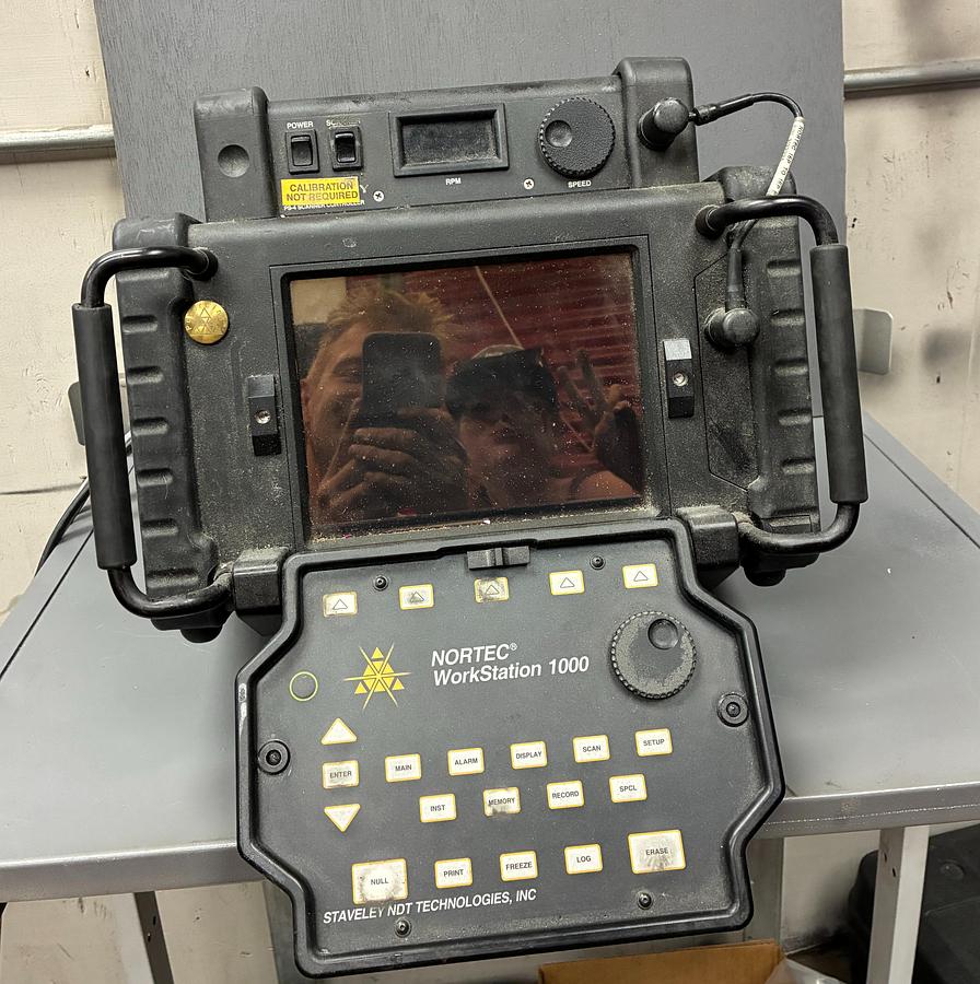 Used Olympus Nortec Workstation 1000 Eddy Current Inspection System–Portable NDT Flaw Detection Console GHA-165