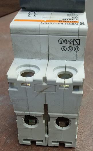Used Merlin Gerin Multi 9 C60H D6 2-Pole Circuit Breaker 400V - GHA-132