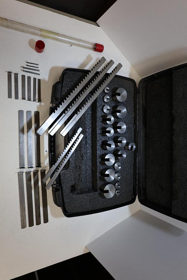 Used Hassay Savage HSS Keyway Broach Set 1/8"-1/2" Complete USA Made