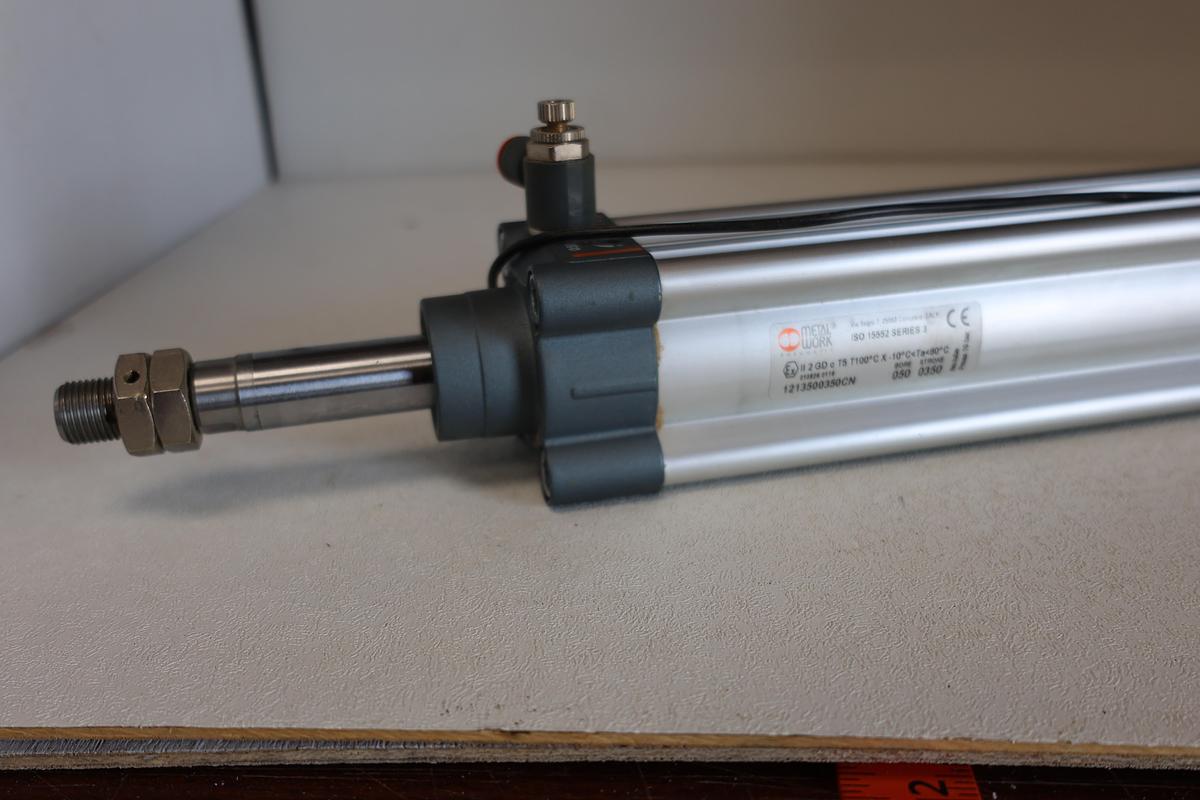Used Metal Work Pneumatic ISO 15552 Series 3 Cylinder – Model 1213500350CN GHA-161