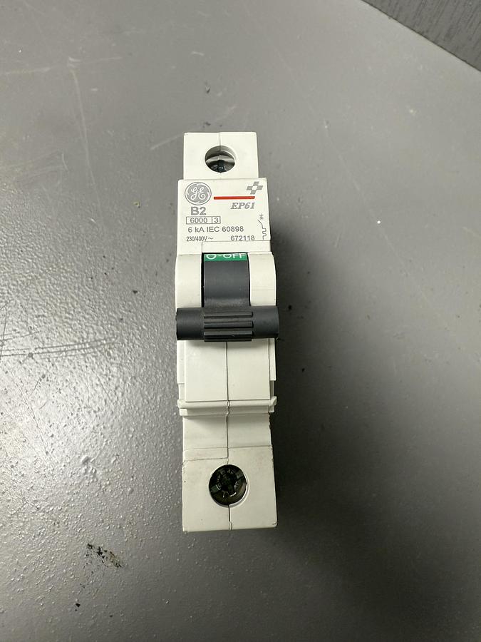 Used General Electric EP60 B2 6000 Circuit Breaker 230/400V GHC-38 