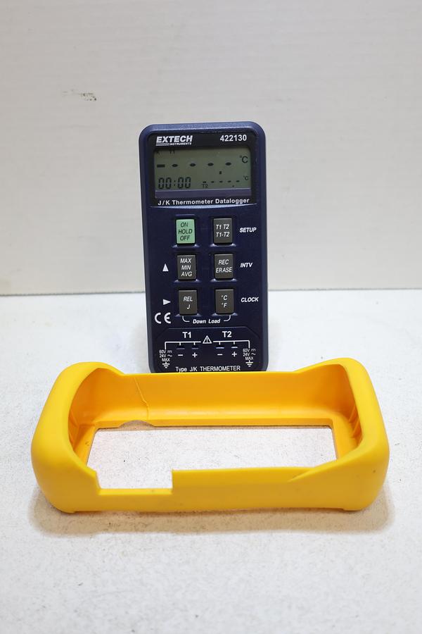 Used Extech J/K Thermometer Datalogger Model 422130 GHC-26