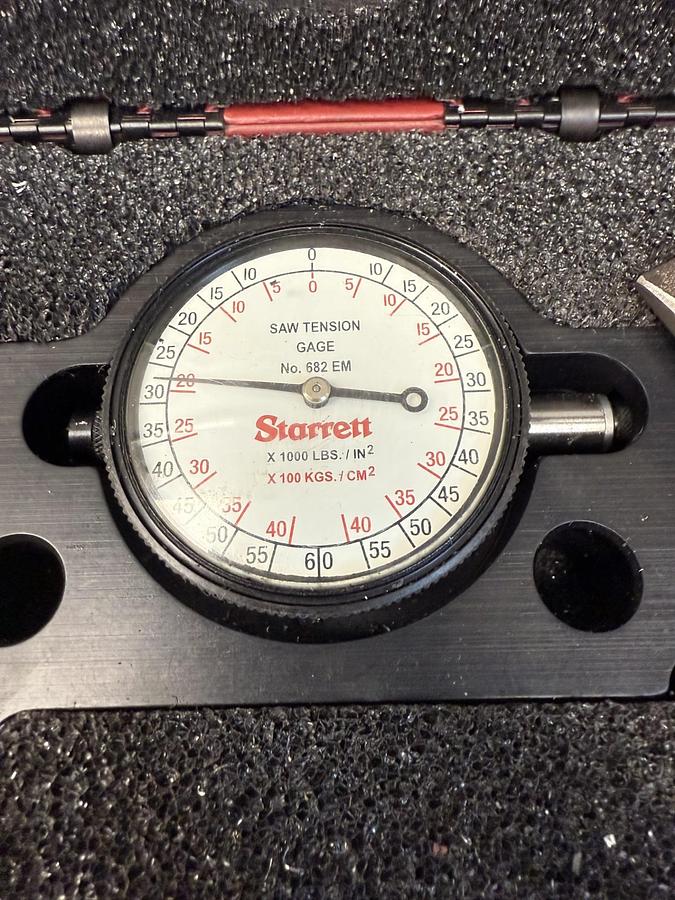 Used Starrett No.682 Saw Tension Gage GHB-49