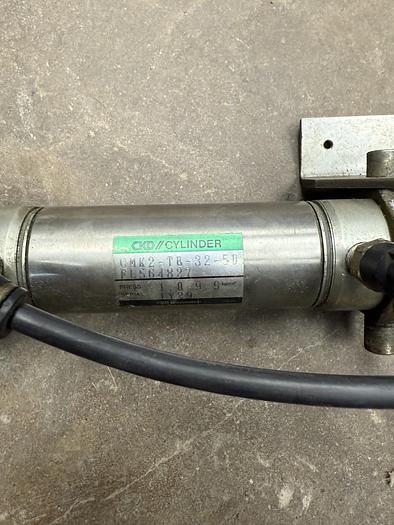 Used CKD CMK2-TB-32-50 PHNEUMATIC CYLINDER GHB-50