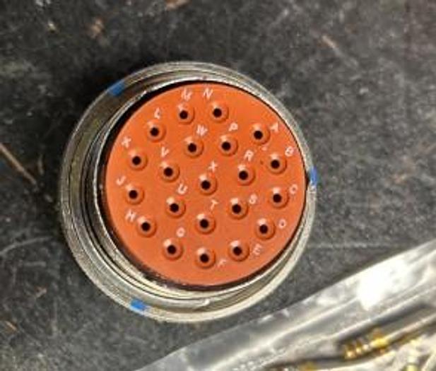Used MS3476L22-21S Circular MIL Spec Connector w/sockets- GHA-156-C0