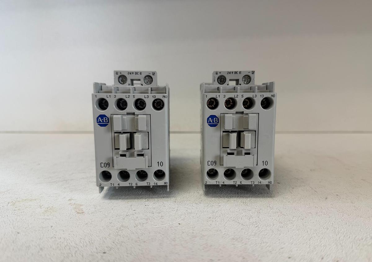 Used (Lot of 2) Allen Bradley 100-C09E*10 Ser A Contactor GHA-186