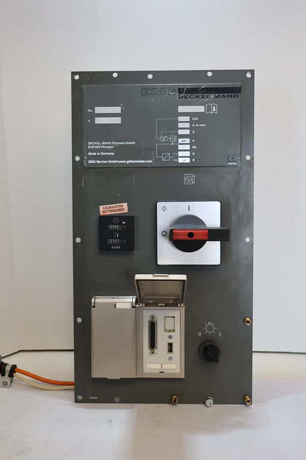 Used DMG Deckel Maho Machine Power Distribution Control Panel Assembly 400V 