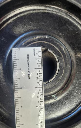 Used Poly Wheel - 10" x 3" , center hole 1-3/4" - GHB-71