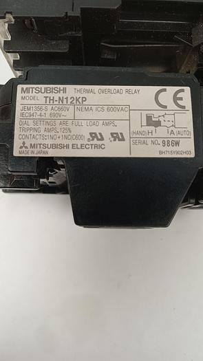 Used Mitsubishi SD-M11 Contactor W/TH-N12KP Thermal Overlaod Relay GH501