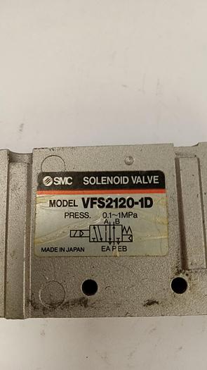 Used SMC VFS2120-1D 1/4" Solenoid Valve GHB6