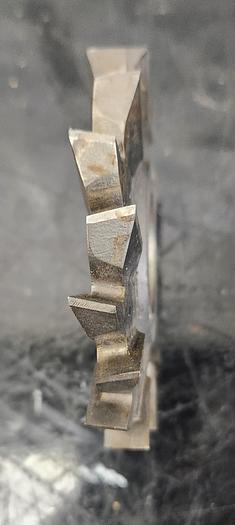 Used 4 x 1/2 x 1-1/4" HSS Side Milling Cutter - Staggered Tooth - Lot of 3 - GHB-49