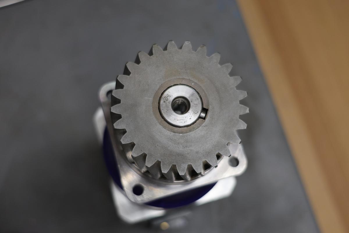 Used Yaskawa SGMGV-05D3W-YG13 Wittenstein SP075S-MF1-10-0E1-2S W/ Spur gear 