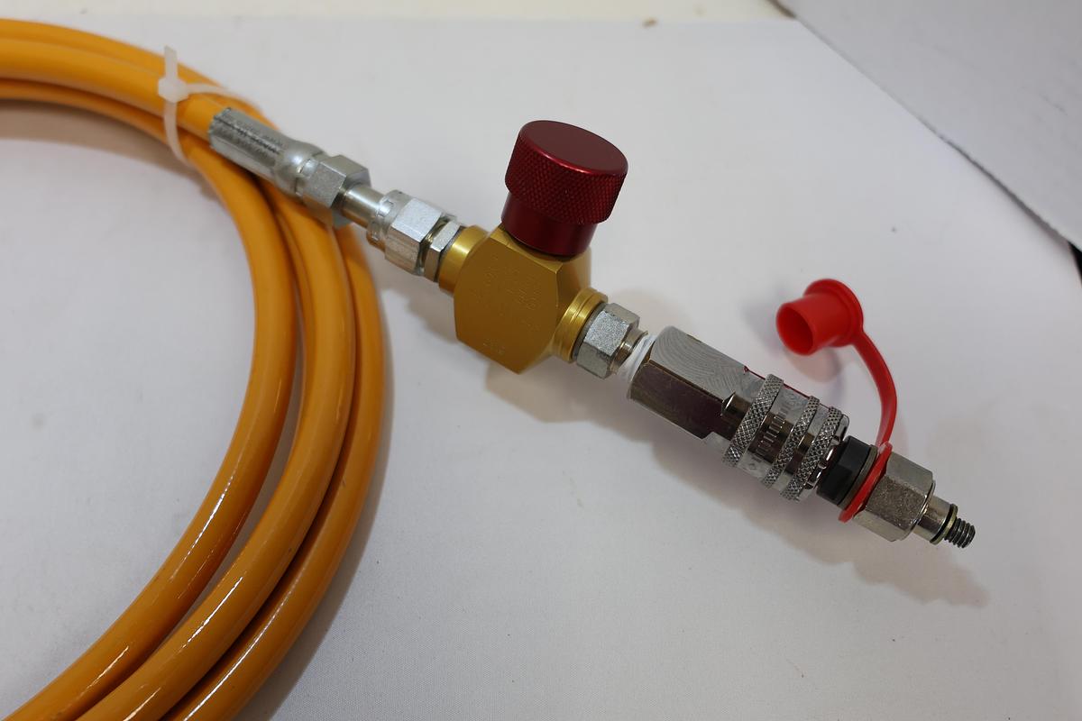 Used Victor SR4J High Pressure Nitrogen Charging Regulator Kit 10' Hose DADCO SV-3G