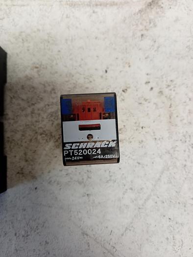 Used Schrack PT520025 24V 6A/250V Relay Type 22 GH110
