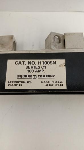 Used Square D H100SN Series C1 Neutral Assembly 100Amp GH503